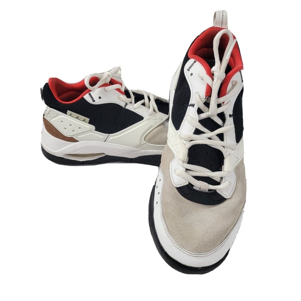 Nike Jordan Air NFH Sneaker Shoes CZ3984 102 White Chile Red Men's Size 9